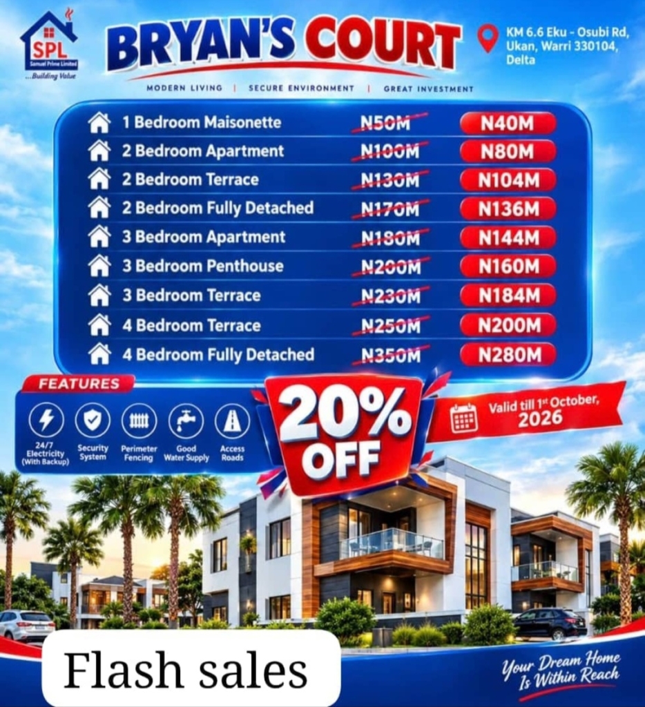Independence flash sales promo at Bryan's Court, after osubi.